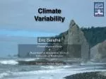 Climate Variability - slide 1