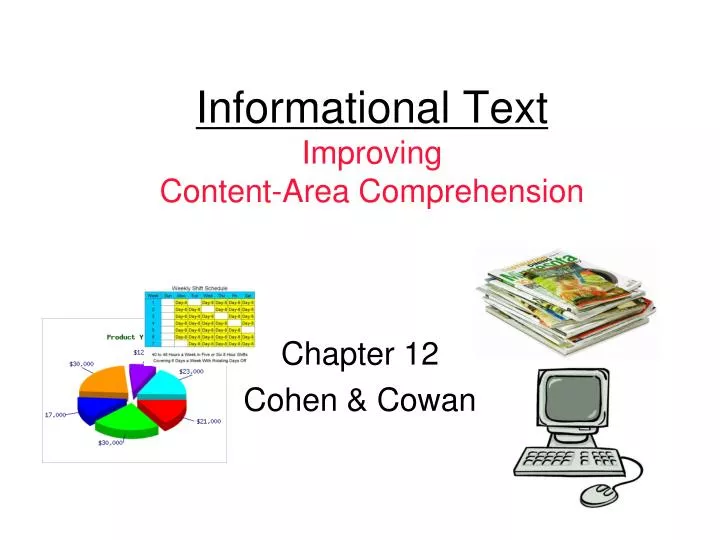 informational text improving content area comprehension