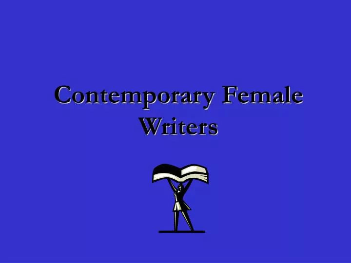 contemporary female writers