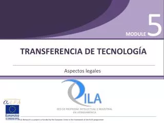 TRANSFERENCIA DE TECNOLOGÍA