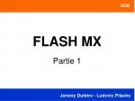 FLASH MX Partie 1 - slide 1