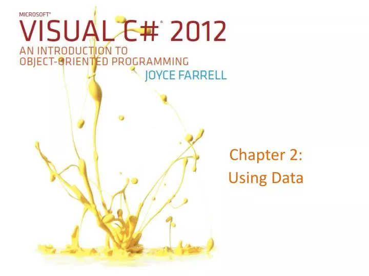 chapter 2 using data