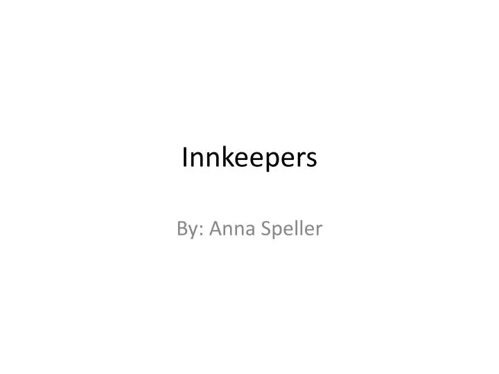 innkeepers