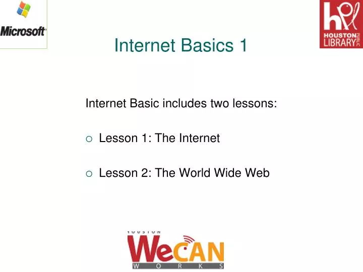 internet basics 1