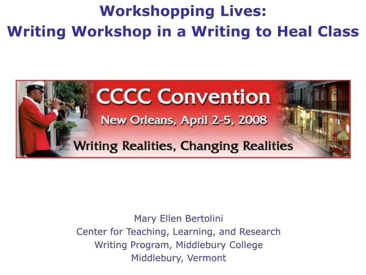 workshopping lives writing workshop in a writing to heal class