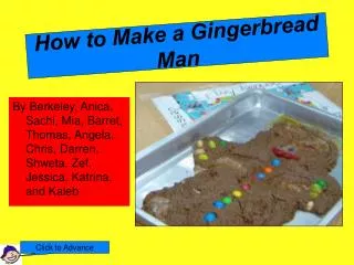 How to Make a Gingerbread Man
