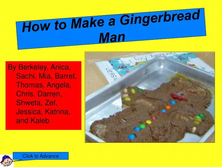 how to make a gingerbread man