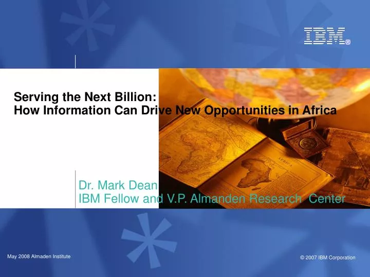 serving the next billion how information can drive new opportunities in africa