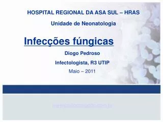 Infecções fúngicas