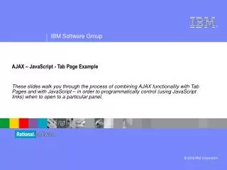 AJAX – JavaScript - Tab Page Example