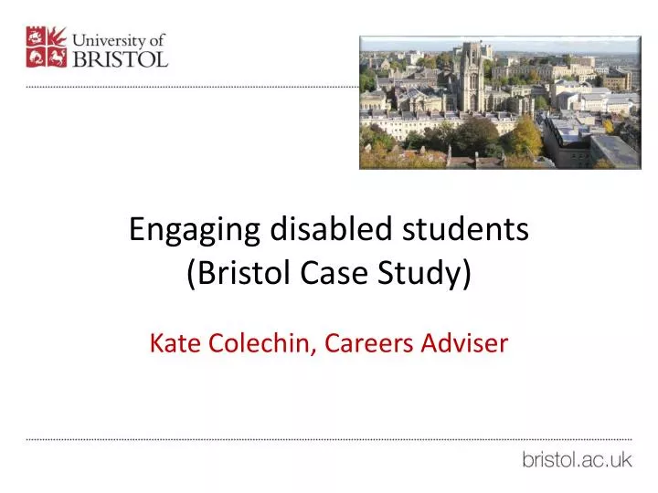 engaging disabled students bristol case study