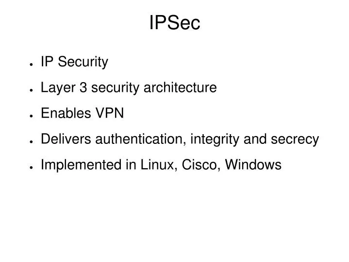 ipsec