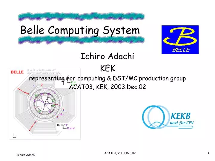 belle computing system