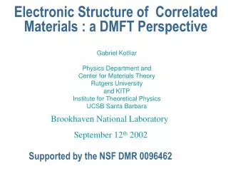 Electronic Structure of Correlated Materials : a DMFT Perspective