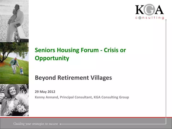 seniors housing forum crisis or opportunity