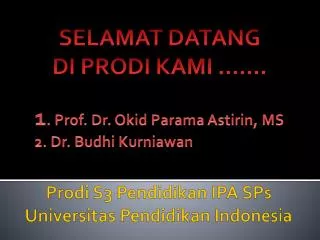 Prodi S3 Pendidikan IPA SPs Universitas Pendidikan Indonesia