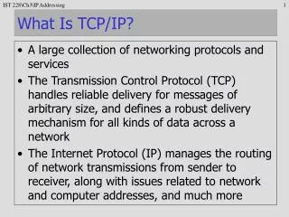 What Is TCP/IP? 
