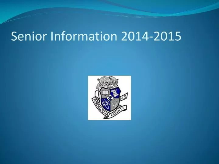 senior information 2014 2015