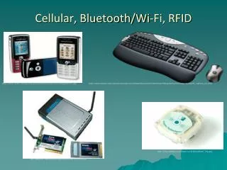 Cellular, Bluetooth/Wi-Fi, RFID