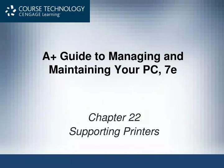 a guide to managing and maintaining your pc 7e