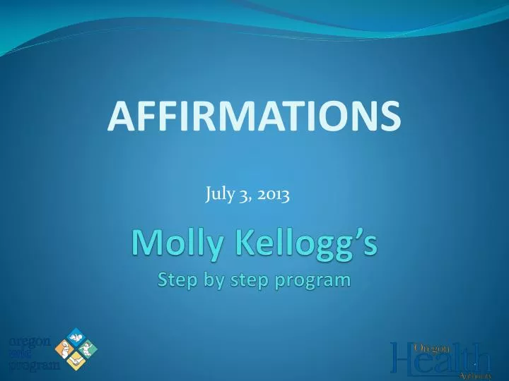 molly kellogg s step by step program