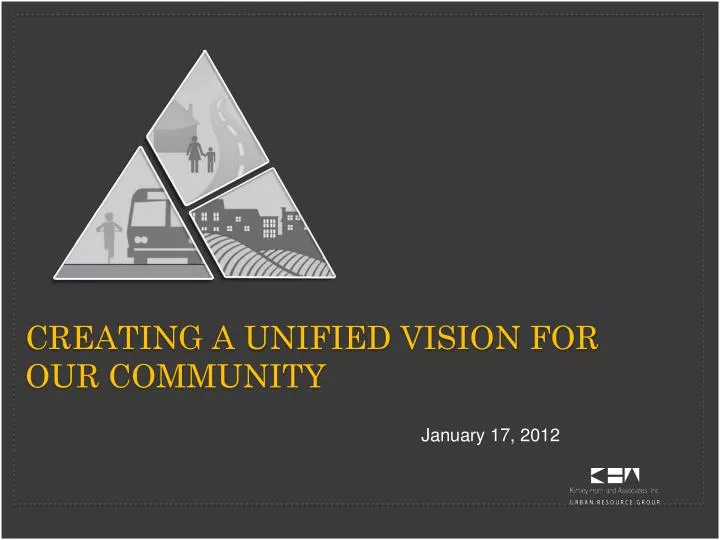 creating a unified vision for our community