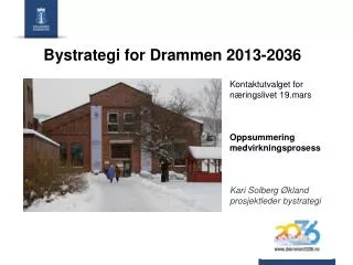 Bystrategi for Drammen 2013-2036