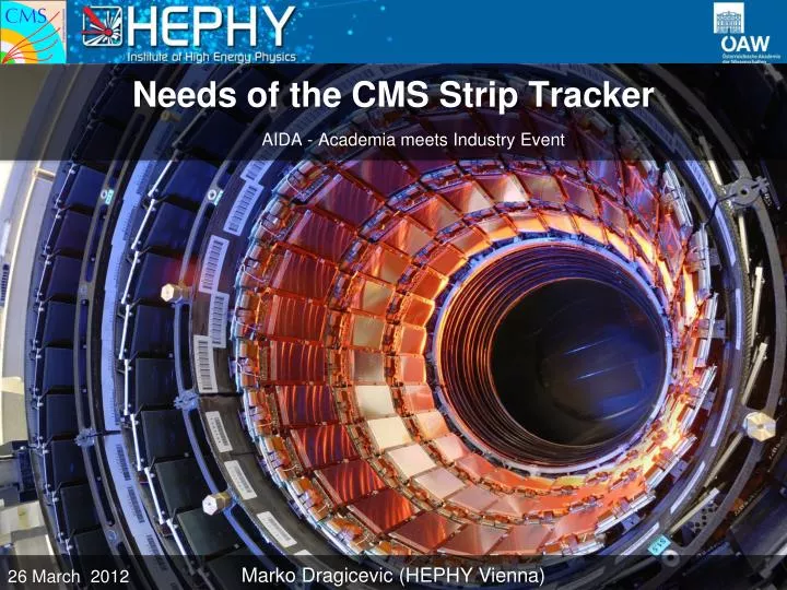 needs of the cms strip tracker