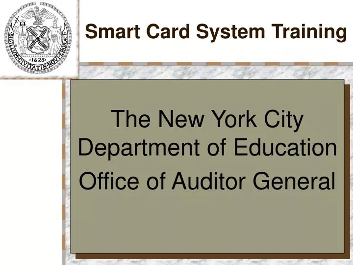 smart card system training