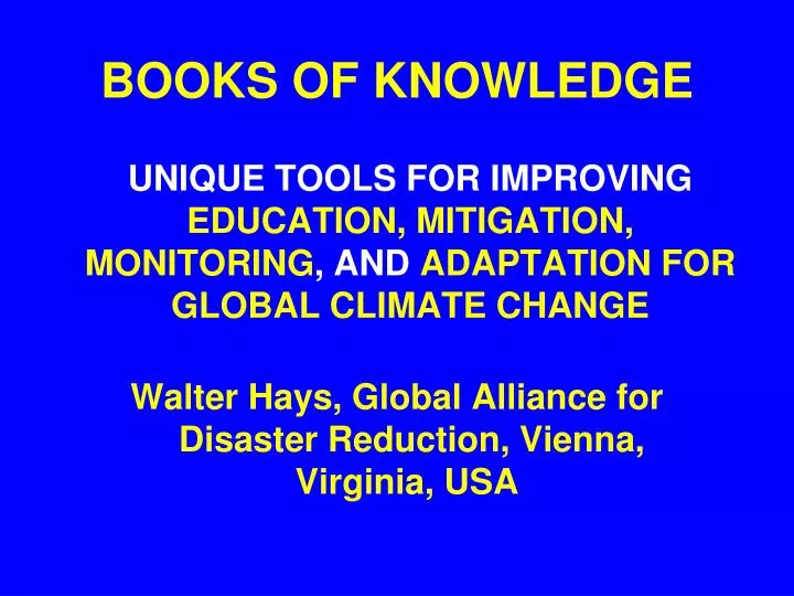 books of knowledge