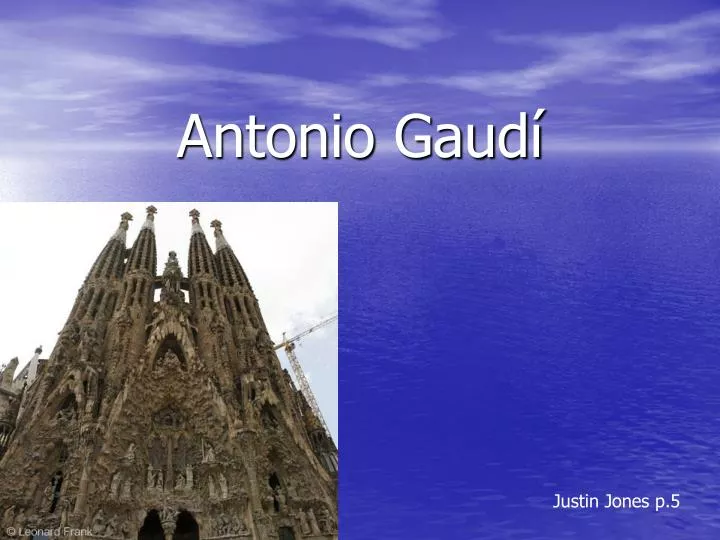 antonio gaud