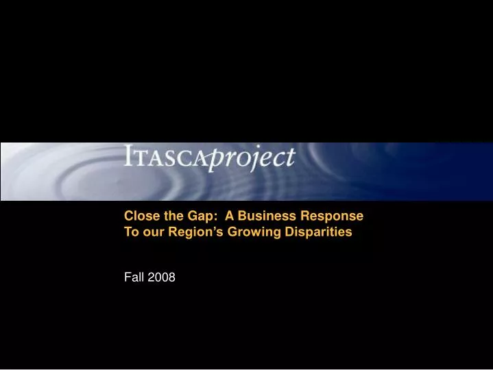 close the gap a business response to our region s growing disparities
