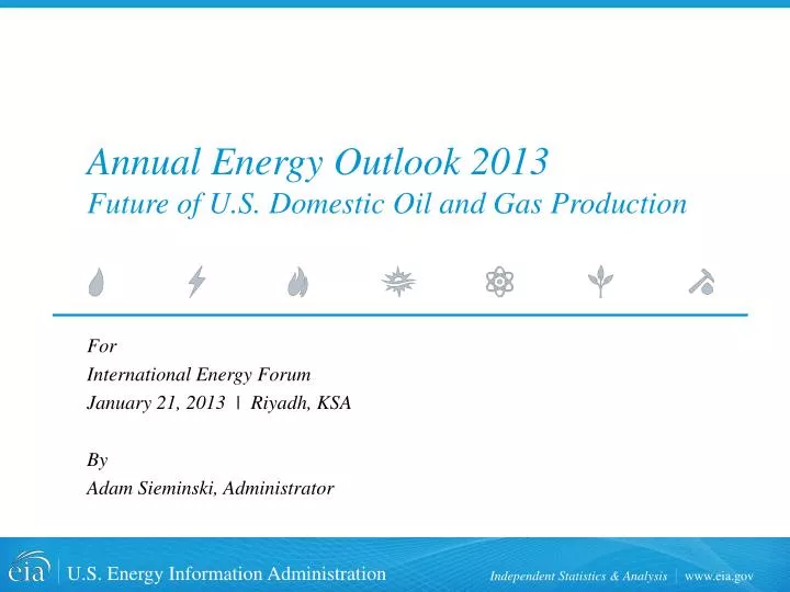 annual energy outlook 2013 future of u s domestic oil and gas production