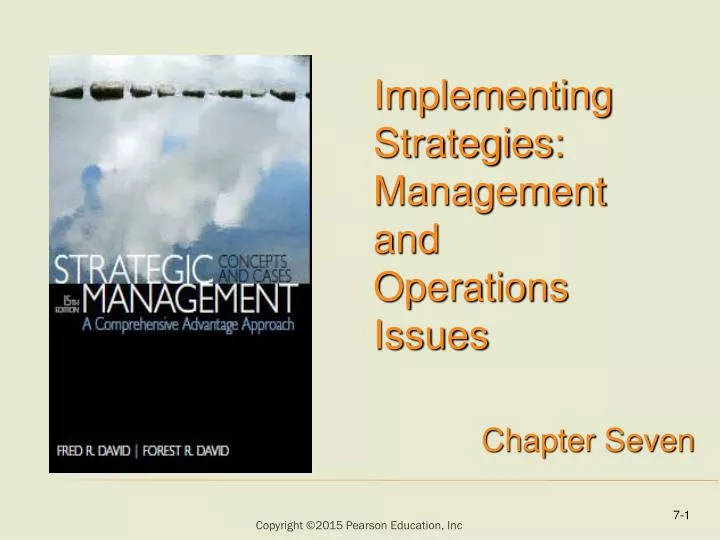 implementing strategies management and operations issues