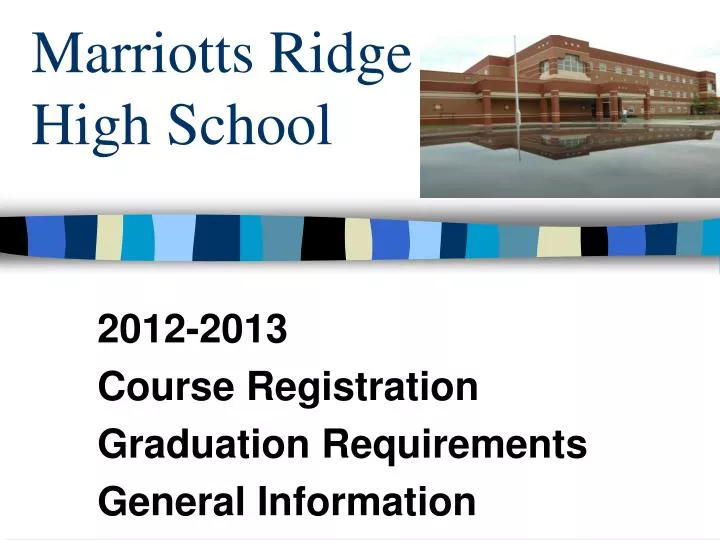 marriotts ridge high school
