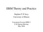 ERM Theory and Practice - slide 1