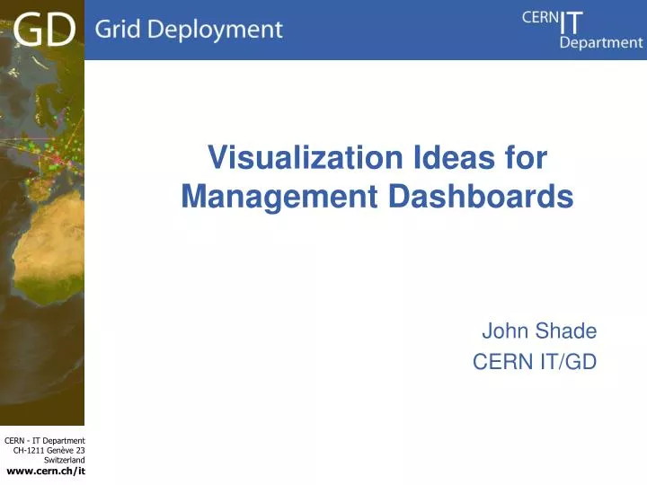 visualization ideas for management dashboards
