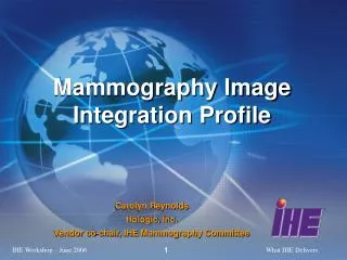 Mammography Image Integration Profile