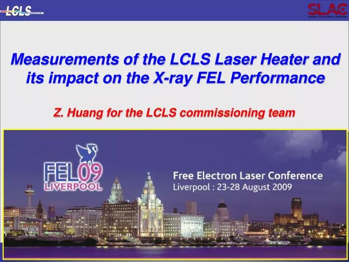 measurements of the lcls laser heater and its impact on the x ray fel performance