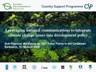 Leveraging national communications to integrate climate change issues into development policy