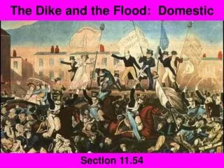 The Dike and the Flood: Domestic