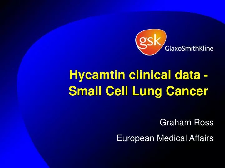 hycamtin clinical data small cell lung cancer