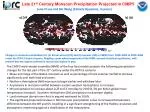 Late 21st Century Monsoon Precipitation Changes Under RCP4.5 Scenario - slide 1