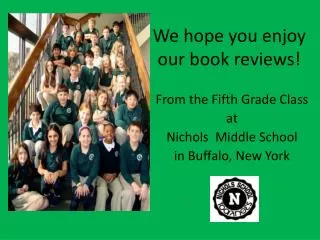 We hope you enjoy our book reviews!
