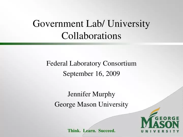 government lab university collaborations