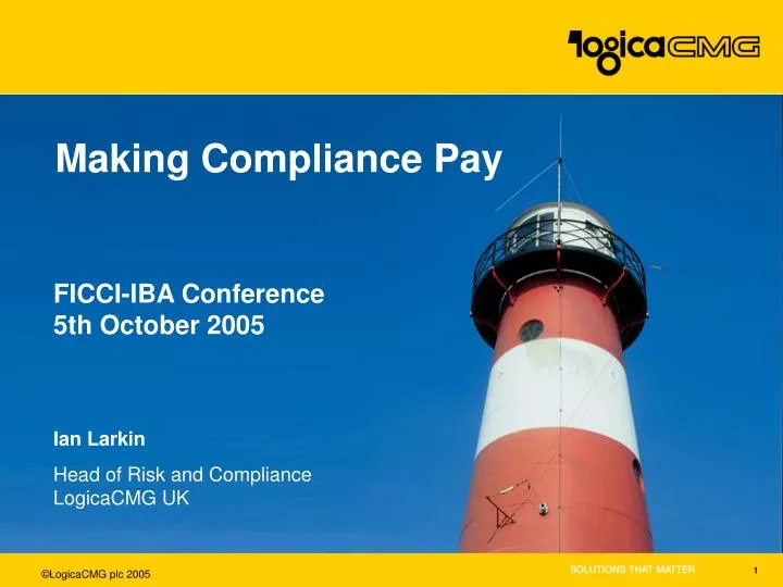 making compliance pay