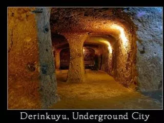 Unutrašnjost je nevjerojatna: podzemni prolazi u Derinkuyu