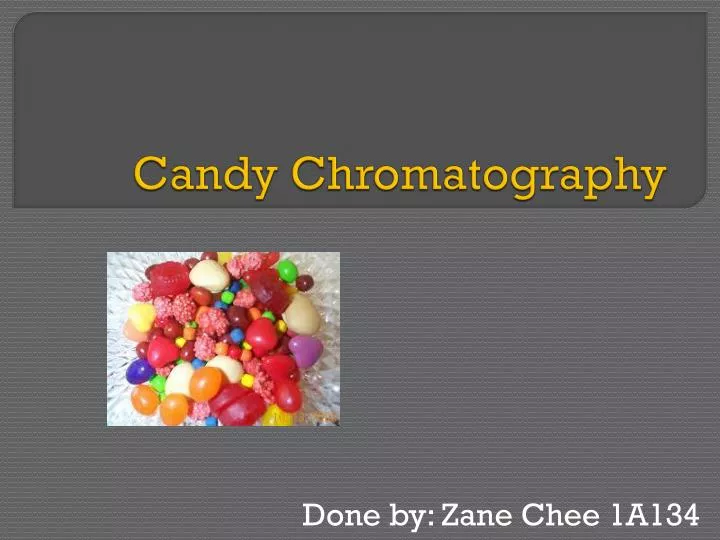 candy chromatography