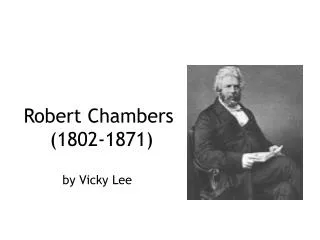 Robert Chambers (1802-1871)