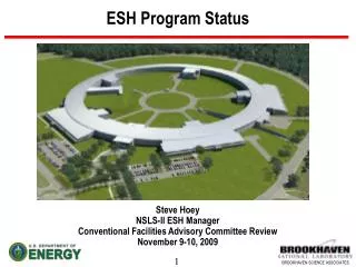 ESH Program Status